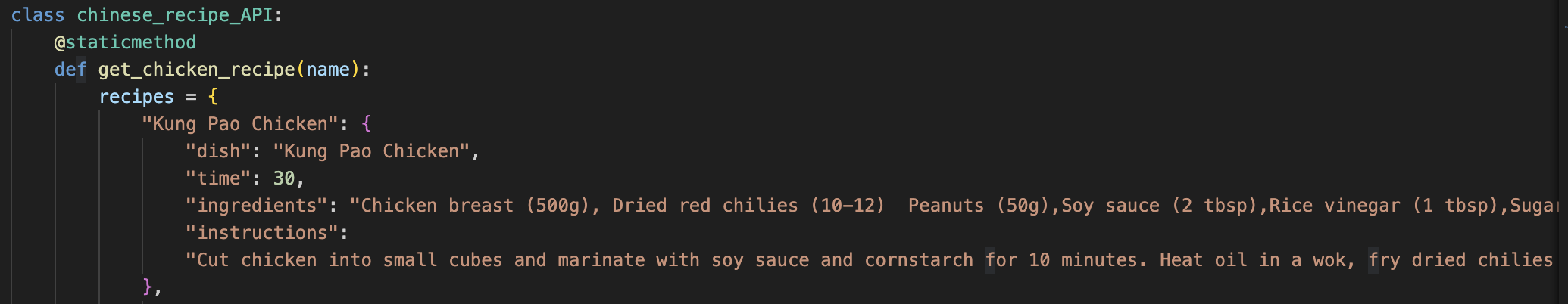 iteration and dictionary